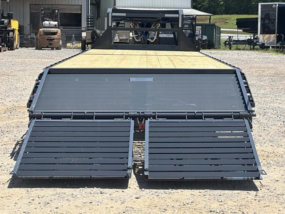 36' FS Gooseneck Mega Ramps 8k Axles 16 Ply Tires - Hotshot Non-CDL - DO 8K MR - TrailerSwap
