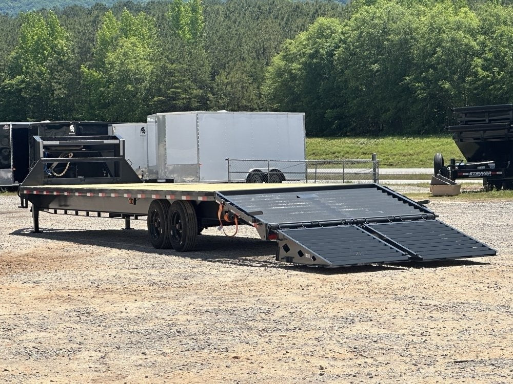 36' FS Gooseneck Mega Ramps 8k Axles 16 Ply Tires - Hotshot Non-CDL - DO 8K MR - TrailerSwap