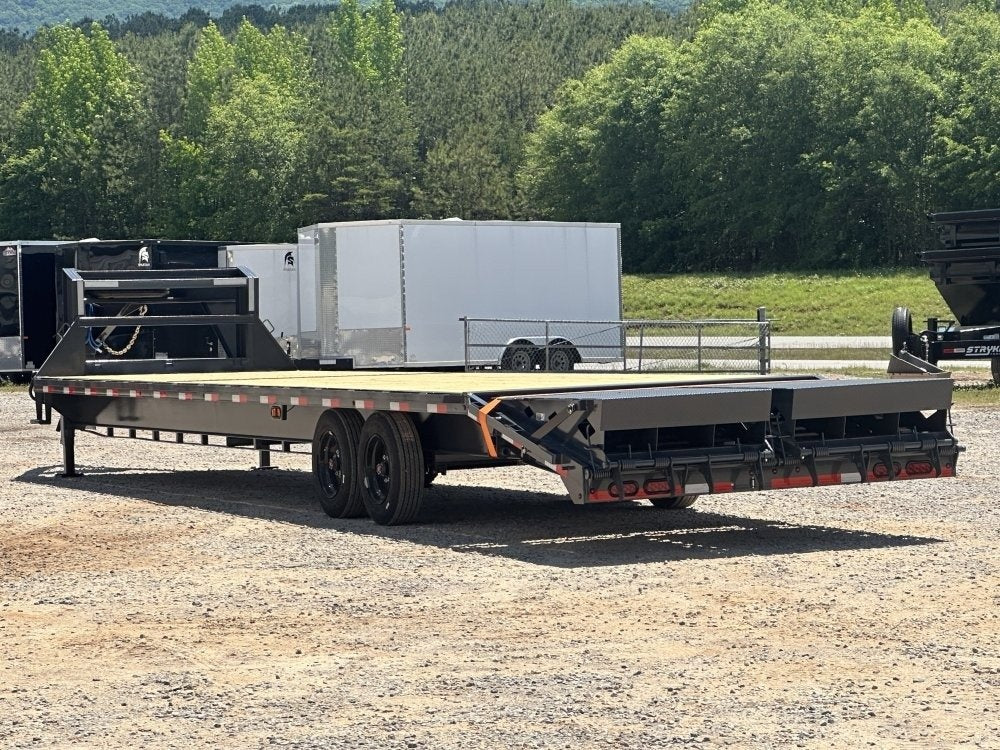 36' FS Gooseneck Mega Ramps 8k Axles 16 Ply Tires - Hotshot Non-CDL - DO 8K MR - TrailerSwap