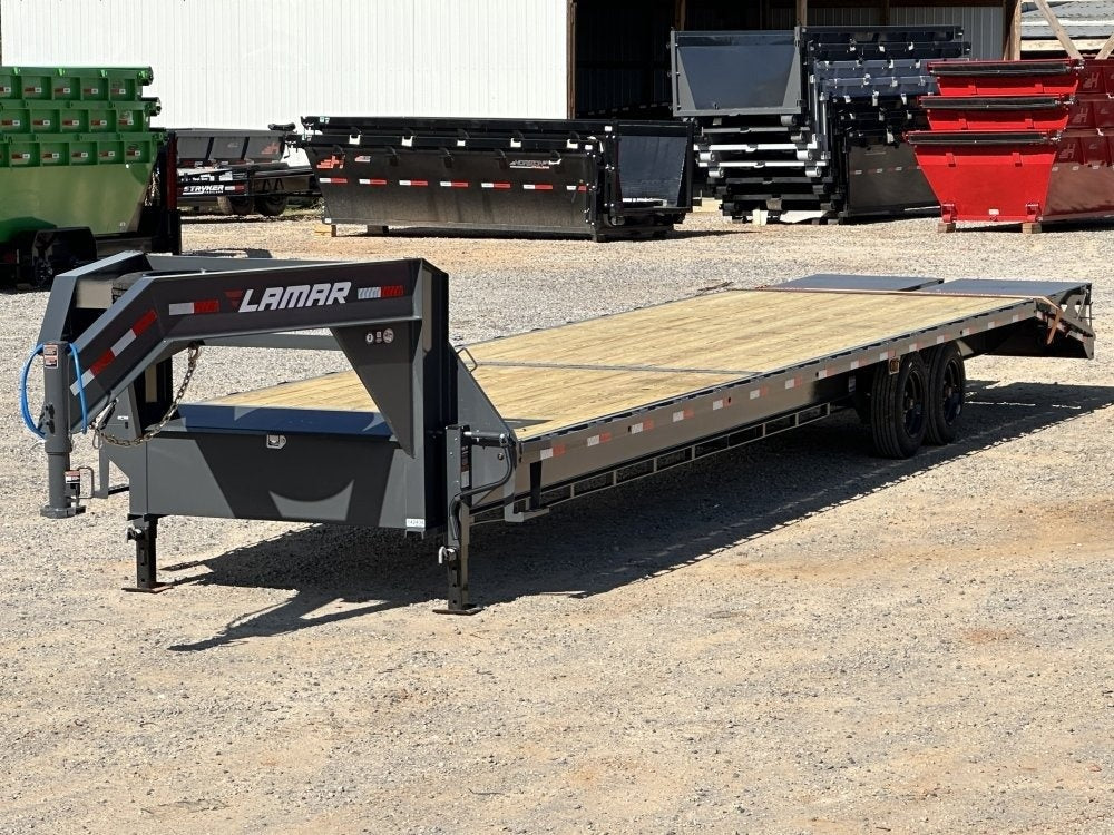 36' FS Gooseneck Mega Ramps 8k Axles 16 Ply Tires - Hotshot Non-CDL - DO 8K MR - TrailerSwap