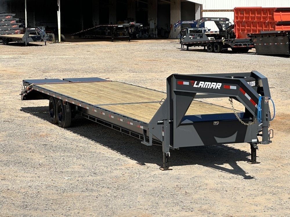 36' FS Gooseneck Mega Ramps 8k Axles 16 Ply Tires - Hotshot Non-CDL - DO 8K MR - TrailerSwap