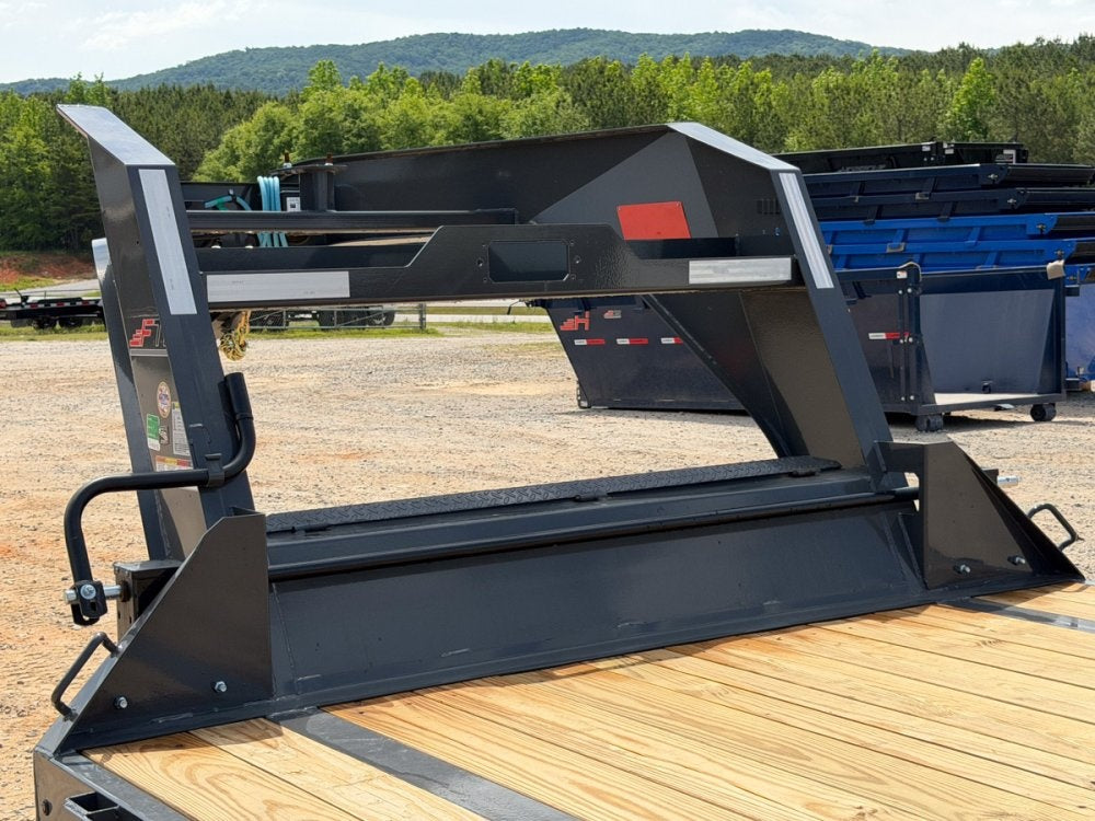 36' Horizon FTZ Gooseneck Hotshot Non-CDL Deckover Trailer Mega Ramps - (2) 7k Axles - Hotshot Non-CDL - DO 7K MR - TrailerSwap