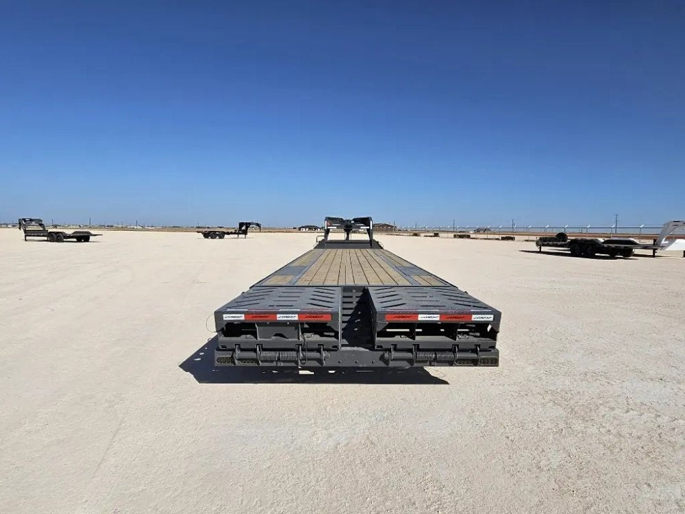 36' Horizon FTZ Gooseneck Hotshot Non-CDL Deckover Trailer Mega Ramps - (2) 7K Axles - Hotshot Non-CDL - DO 7K MR - TrailerSwap