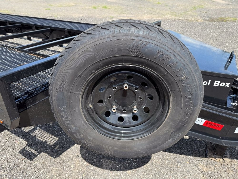 36' Stryker Bumper Pull Mesh Deck Multi Car Hauler - (2) 8k Axles - Two Car Hauler - TrailerSwap