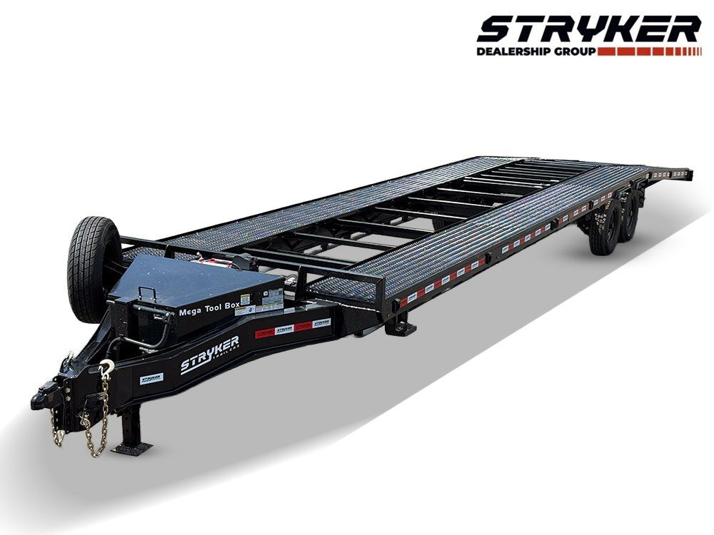 36' Stryker Bumper Pull Mesh Deck Multi Car Hauler - (2) 8k Axles 004565