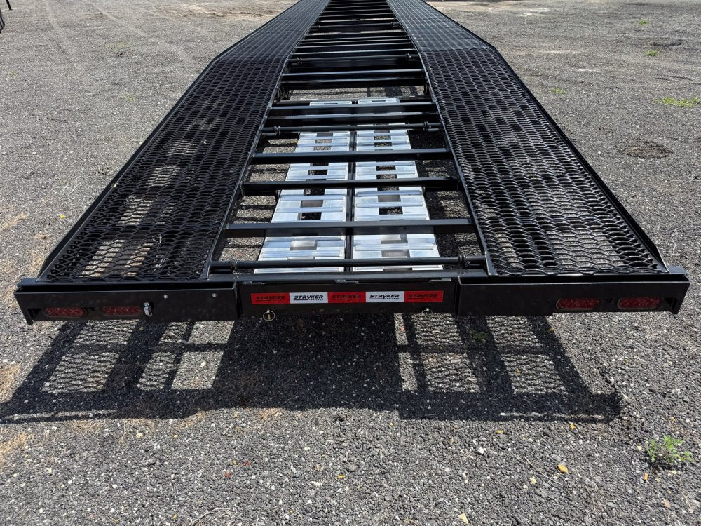 36' Stryker Bumper Pull Mesh Deck Multi Car Hauler - (2) 8k Axles 004565