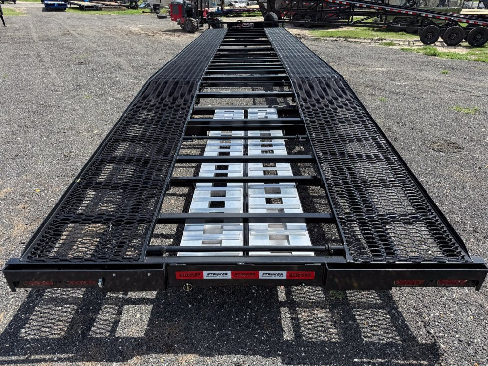 36' Stryker Bumper Pull Mesh Deck Multi Car Hauler - (2) 8k Axles 004565