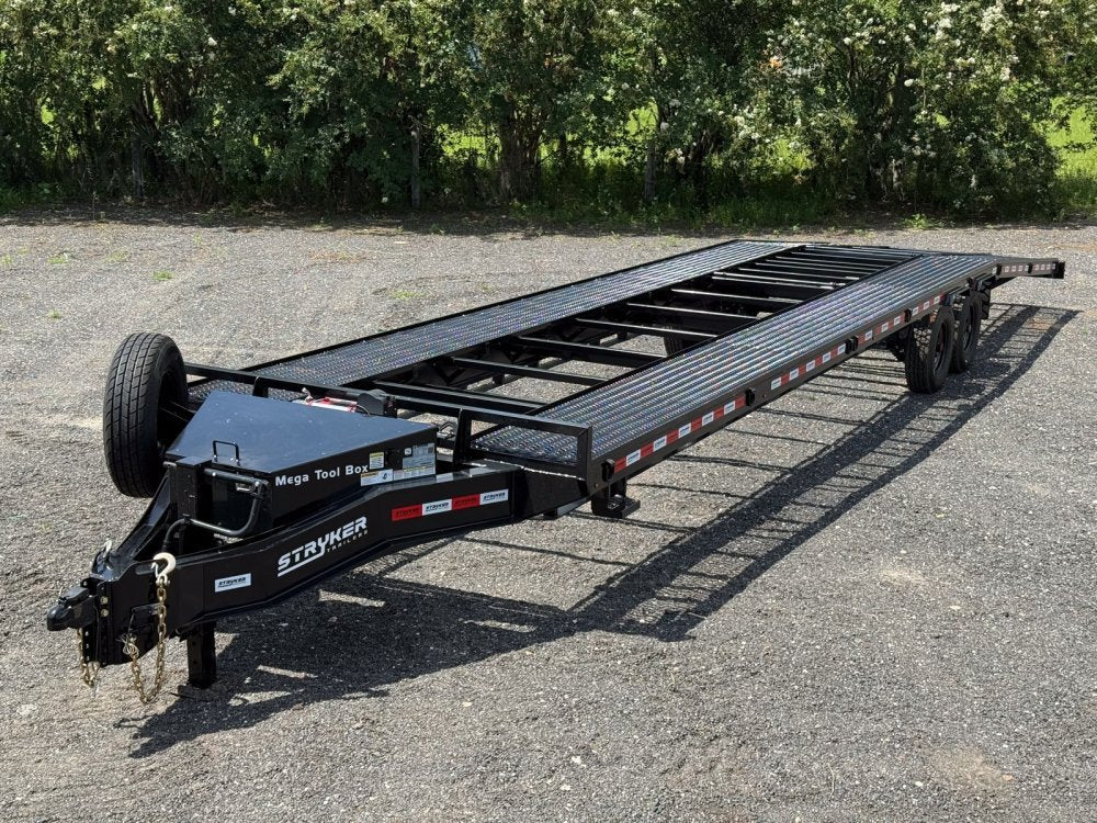 36' Stryker Bumper Pull Mesh Deck Multi Car Hauler - (2) 8k Axles 004565