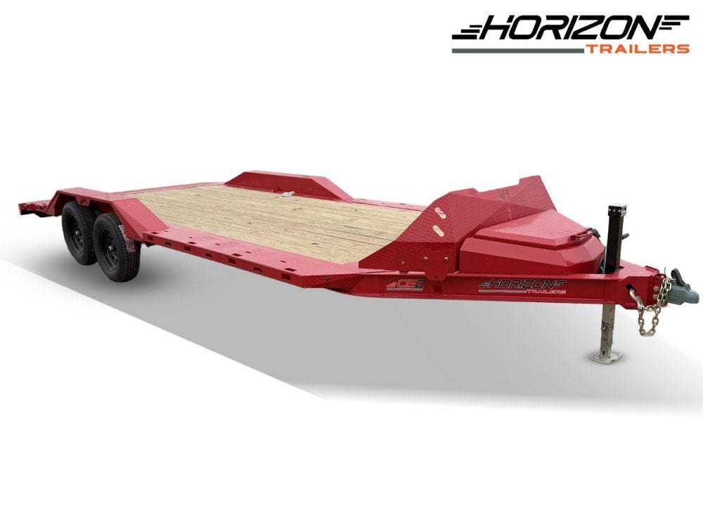 20' Horizon CEZ Bumper Pull Single Car Trailer - (2) 3.5K Axles 016092