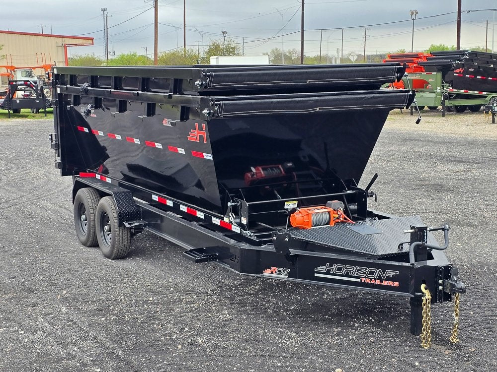 Horizon 16' RDZ BP Roll off Bundle (2) 7k Axles + 2 Bins w/ 4' Walls 7792