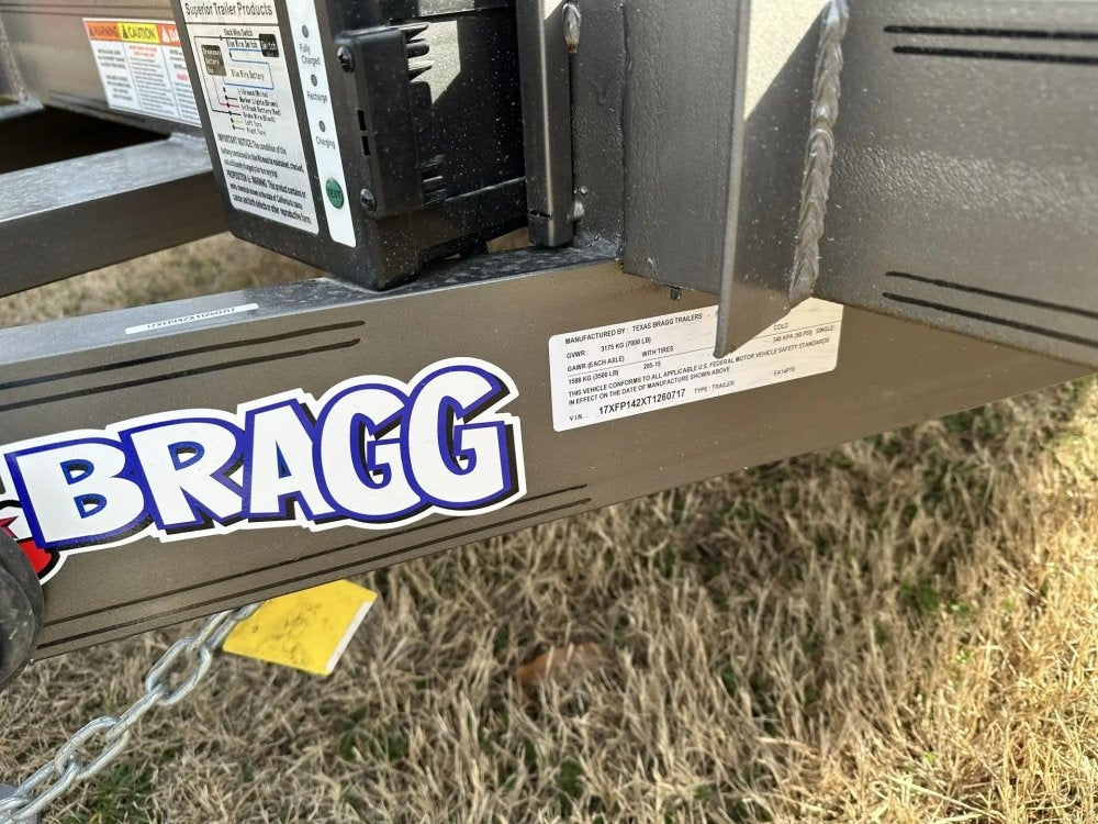6.5 x 14 TA Pipe Top Utility Trailer Texas Bragg 6.5K 260717