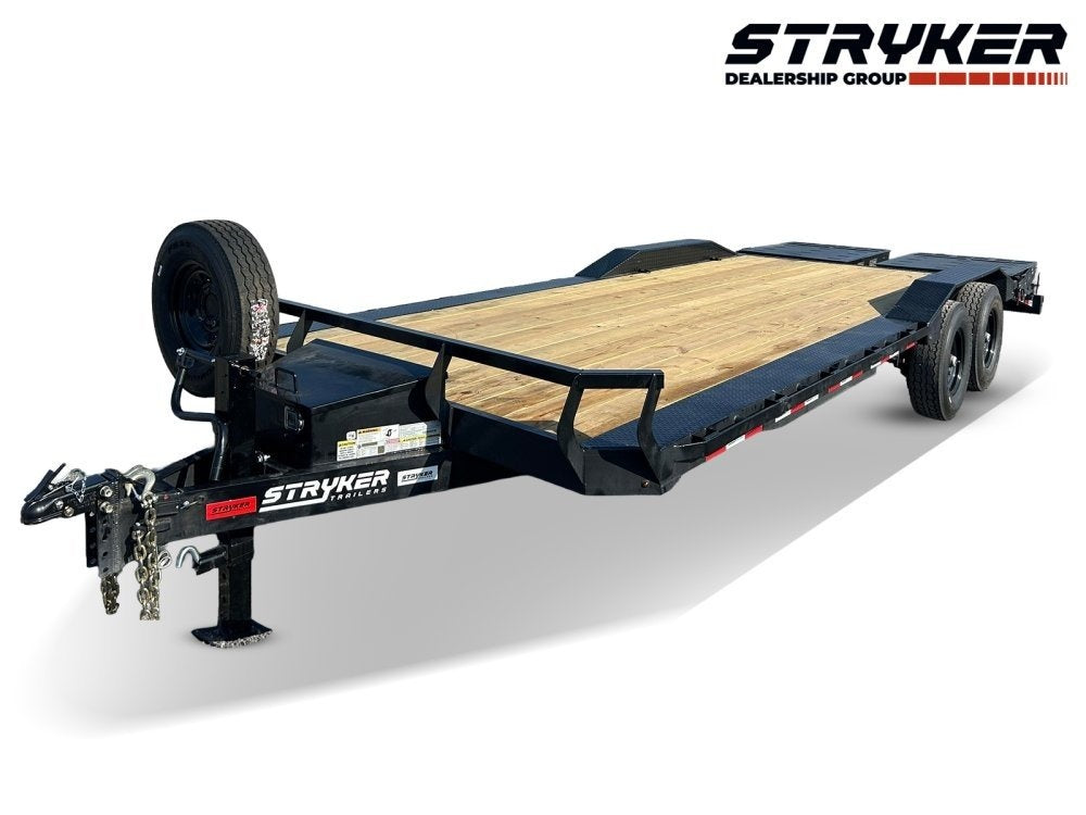 24' Stryker SET Bumper Pull Equipment Trailer DOF - (2) 7K Axles 4078