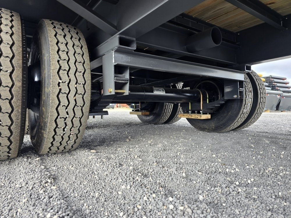 32' DKO Gooseneck Deckover 27' + 5' Mega Ramps (2) 12K Axles 011355