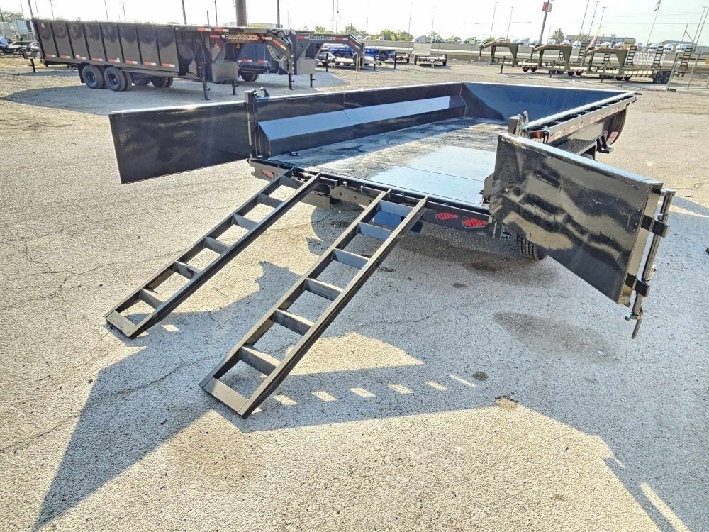 14' Stryker EDT Bumper Pull Dump Trailer 20" Side Walls - (2) 7k Axles 4044