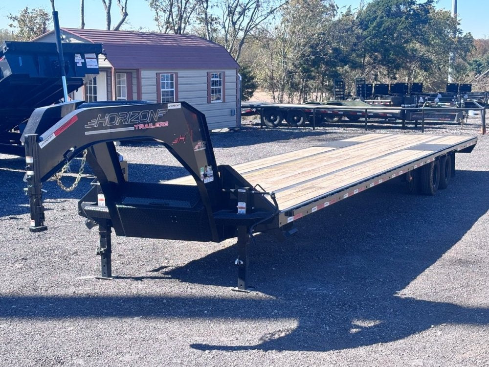 40' FHZ Gooseneck Deckover (2) 10K Axles Straight Deck 12350