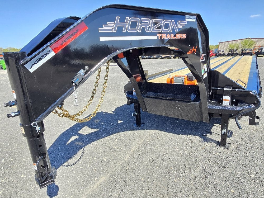 40' CFT Gooseneck Full Tilt Container Trailer, 10k Axles - Container Tilt - TrailerSwap