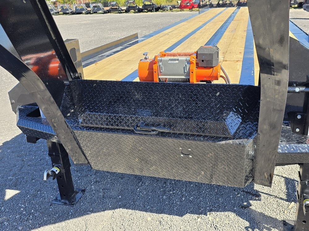 40' CFT Gooseneck Full Tilt Container Trailer, 10k Axles - Container Tilt - TrailerSwap