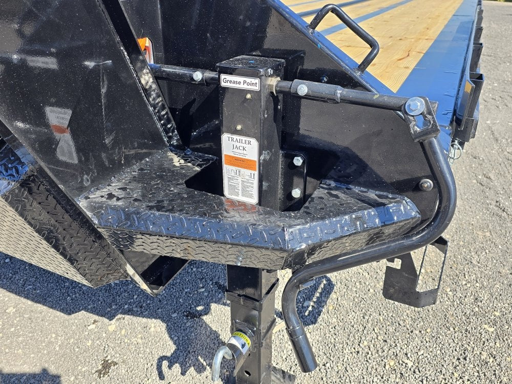 40' CFT Gooseneck Full Tilt Container Trailer, 10k Axles - Container Tilt - TrailerSwap