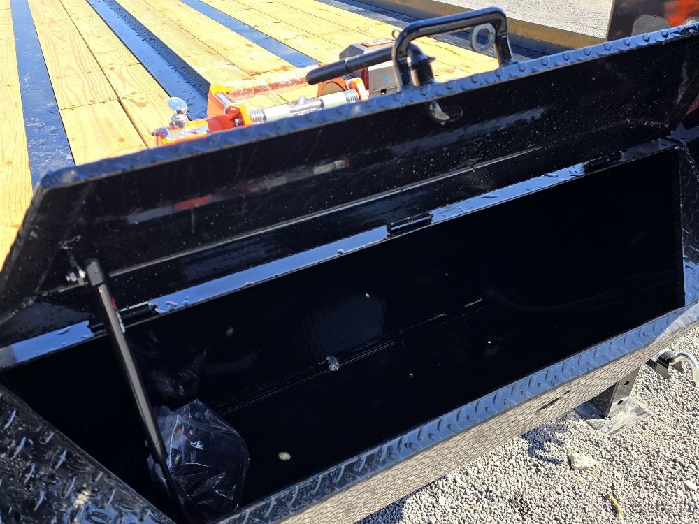 40' CFT Gooseneck Full Tilt Container Trailer, 10k Axles - Container Tilt - TrailerSwap