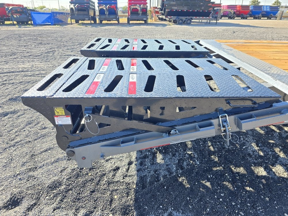 40' DKO Gooseneck Deckover 35' + 5' Mega Ramps (2) 8K Axles - Hotshot Non-CDL - DO 8K MR - TrailerSwap