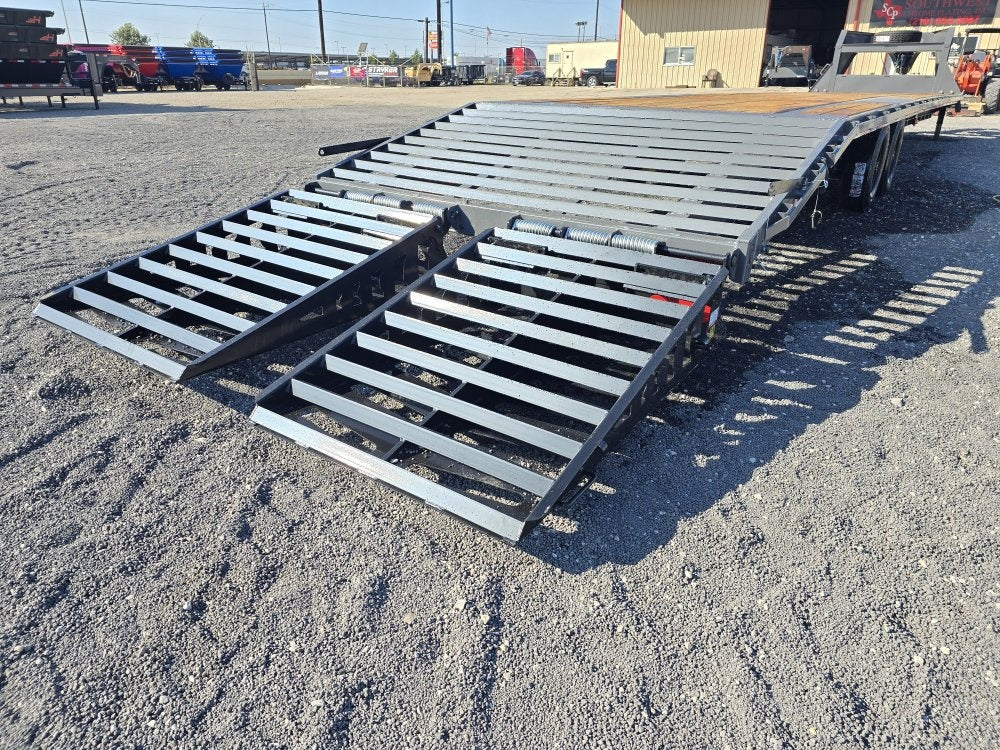 40' DKO Gooseneck Deckover 35' + 5' Mega Ramps (2) 8K Axles - Hotshot Non-CDL - DO 8K MR - TrailerSwap
