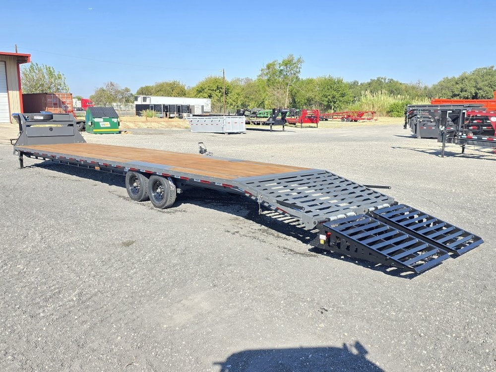 40' DKO Gooseneck Deckover 35' + 5' Mega Ramps (2) 8K Axles - Hotshot Non-CDL - DO 8K MR - TrailerSwap
