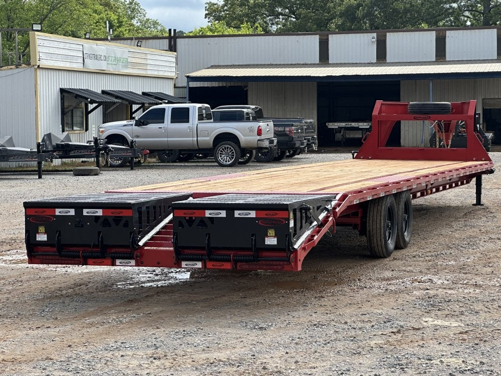 40' DKO Gooseneck Deckover 35' + 5' Mega Ramps (2) 8K Axles, 14 Ply Tires - Hotshot Non-CDL - DO 8K MR - TrailerSwap