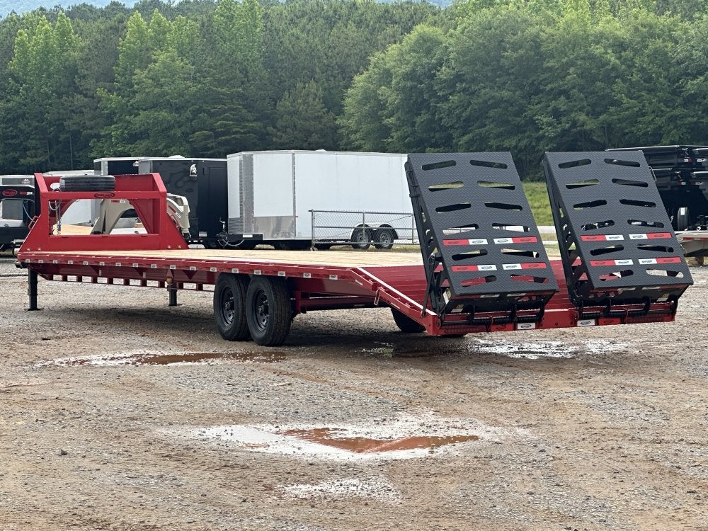 40' DKO Gooseneck Deckover 35' + 5' Mega Ramps (2) 8K Axles, 14 Ply Tires - Hotshot Non-CDL - DO 8K MR - TrailerSwap