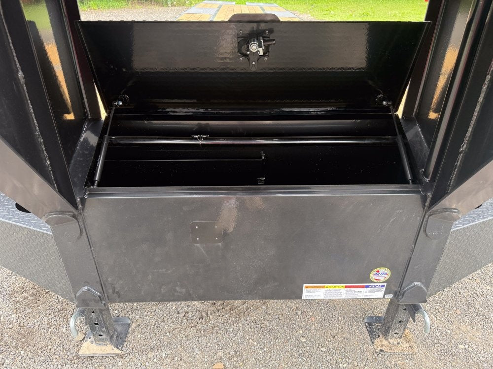 40' Dura-Haul DKO Gooseneck Hotshot Non-CDL Deckover Trailer Mega Ramps- (2) 7K Axles - Hotshot Non-CDL - DO 7K MR - TrailerSwap
