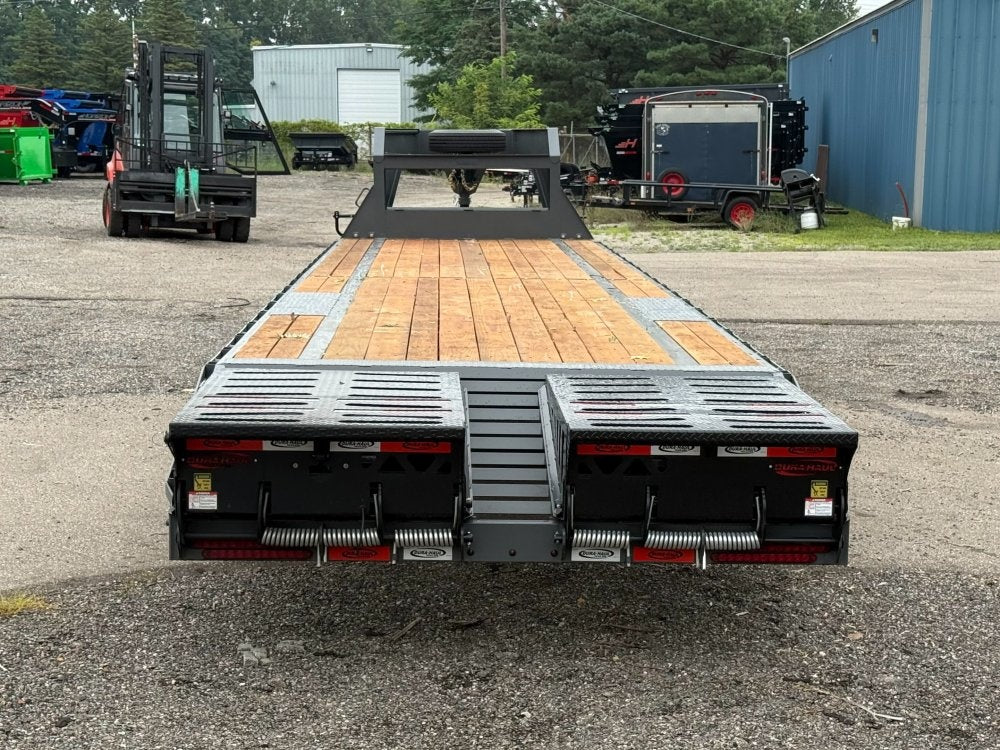 40' Dura-Haul DKO Gooseneck Hotshot Non-CDL Deckover Trailer Mega Ramps- (2) 7K Axles - Hotshot Non-CDL - DO 7K MR - TrailerSwap