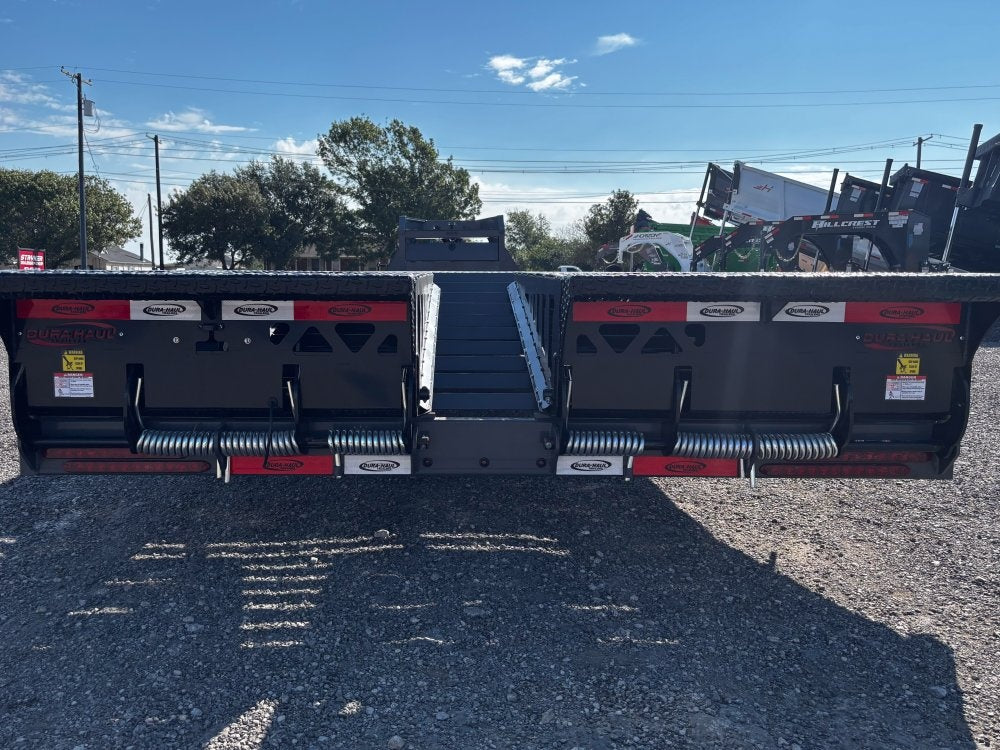 40' Dura-Haul DKO Gooseneck Hotshot Non-CDL Deckover Trailer Mega Ramps - (2) 8K Axles - Hotshot Non-CDL - DO 8K MR - TrailerSwap