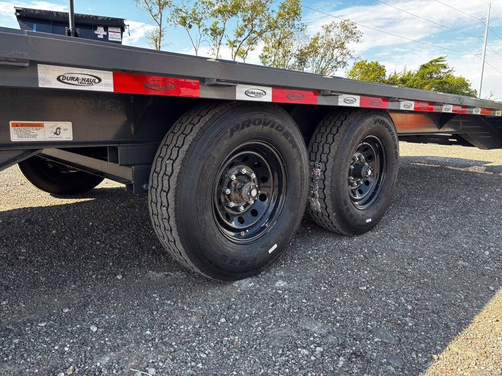 40' Dura-Haul DKO Gooseneck Hotshot Non-CDL Deckover Trailer Mega Ramps - (2) 8K Axles - Hotshot Non-CDL - DO 8K MR - TrailerSwap