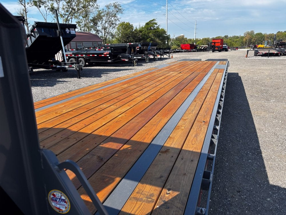 40' Dura-Haul DKO Gooseneck Hotshot Non-CDL Deckover Trailer Mega Ramps - (2) 8K Axles - Hotshot Non-CDL - DO 8K MR - TrailerSwap