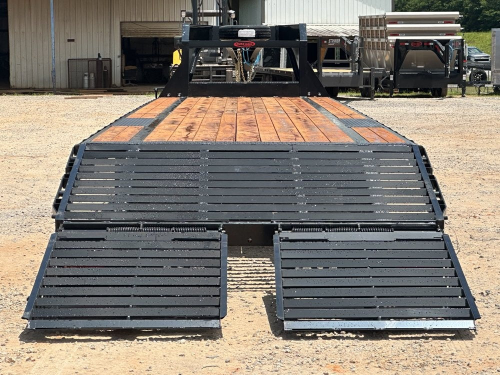 40' Dura-Haul DKO Gooseneck Hotshot Non-CDL Deckover Trailer Mega Ramps - (2) 8K Axles - Hotshot Non-CDL - DO 8K MR - TrailerSwap