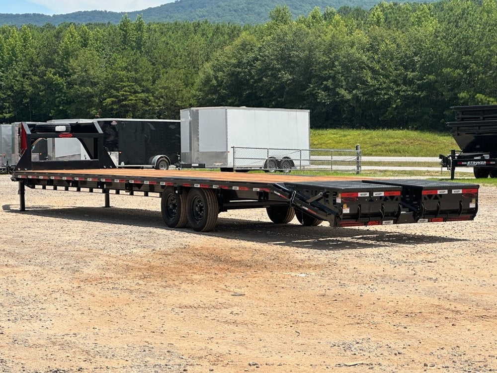 40' Dura-Haul DKO Gooseneck Hotshot Non-CDL Deckover Trailer Mega Ramps - (2) 8K Axles - Hotshot Non-CDL - DO 8K MR - TrailerSwap