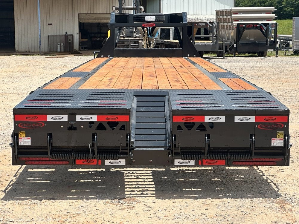 40' Dura-Haul DKO Gooseneck Hotshot Non-CDL Deckover Trailer Mega Ramps - (2) 8K Axles - Hotshot Non-CDL - DO 8K MR - TrailerSwap