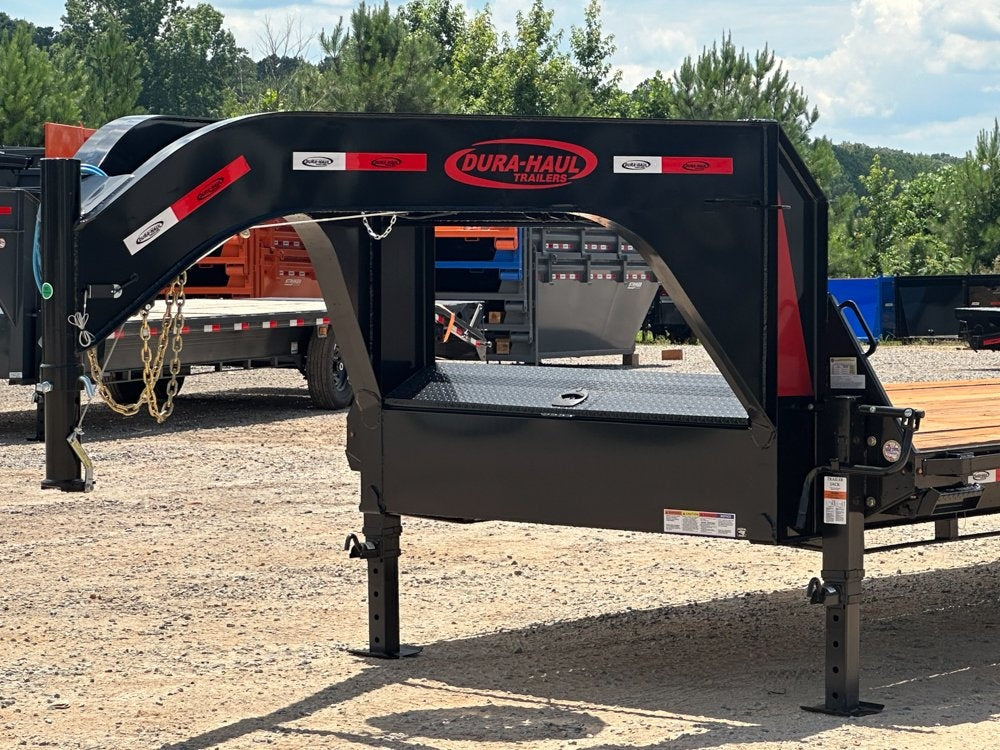 40' Dura-Haul DKO Gooseneck Hotshot Non-CDL Deckover Trailer Mega Ramps - (2) 8K Axles - Hotshot Non-CDL - DO 8K MR - TrailerSwap