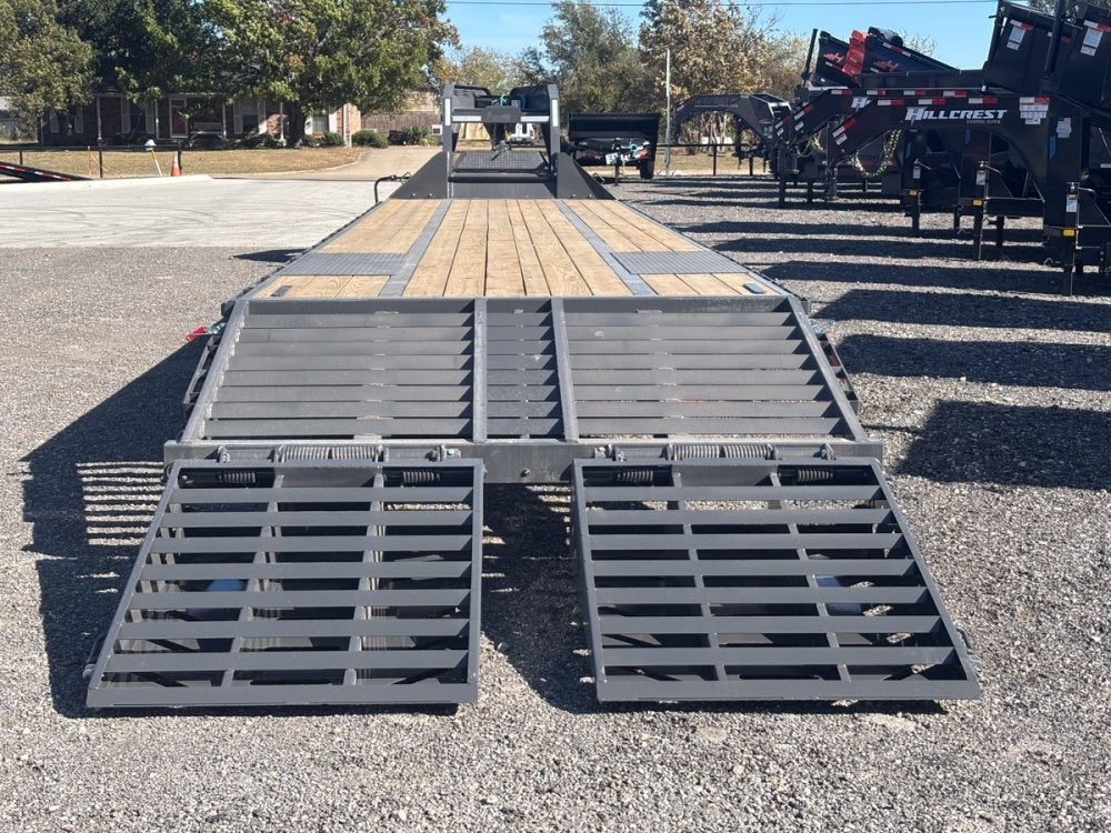 40' FHZ Gooseneck Deckover (2) 10K Axles Mega Ramps - Dual Wheel Deckover - DO 10K MR DW - TrailerSwap