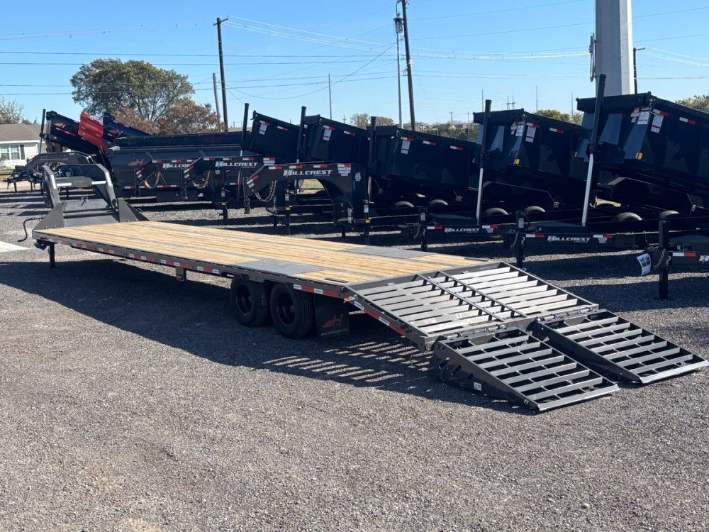 40' FHZ Gooseneck Deckover (2) 10K Axles Mega Ramps - Dual Wheel Deckover - DO 10K MR DW - TrailerSwap