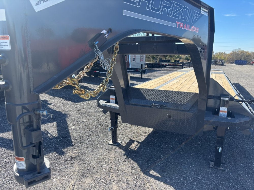 40' FHZ Gooseneck Deckover (2) 10K Axles Mega Ramps - Dual Wheel Deckover - DO 10K MR DW - TrailerSwap