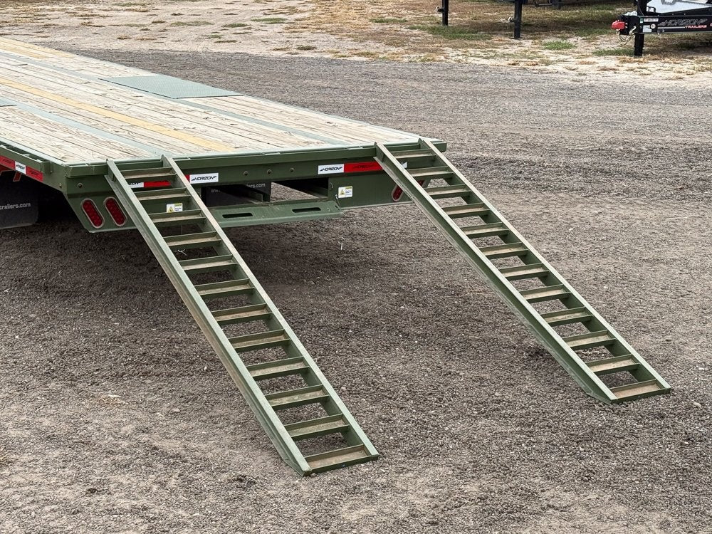 40' FHZ Gooseneck Deckover (2) 10K Axles Straight Deck - Dual Wheel Deckover - DO 10K SD DW - TrailerSwap