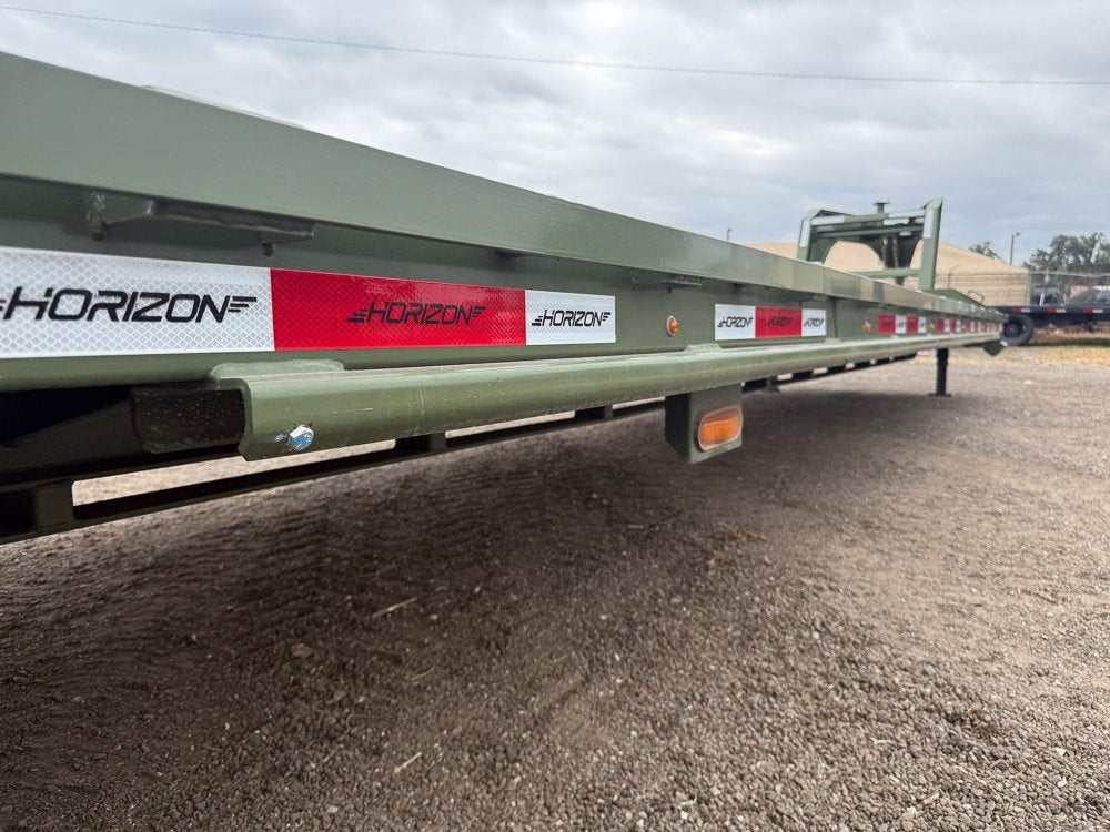 40' FHZ Gooseneck Deckover (2) 10K Axles Straight Deck - Dual Wheel Deckover - DO 10K SD DW - TrailerSwap