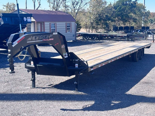 40' FHZ Gooseneck Deckover (2) 10K Axles Straight Deck - Dual Wheel Deckover - DO 10K SD DW - TrailerSwap