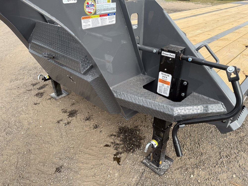 40' FHZ Gooseneck Deckover (2) 12K Axles Mega Ramps 25.9 GVWR - Dual Wheel Deckover - DO 12K MR - TrailerSwap