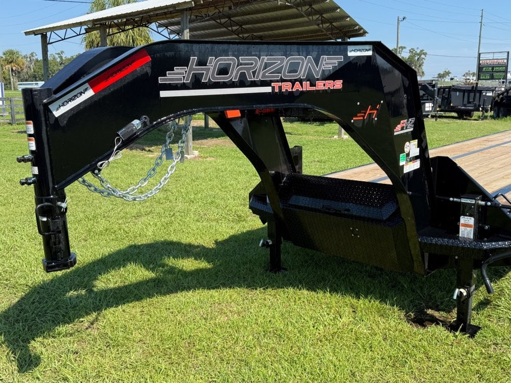 40' FHZ Gooseneck Deckover (2) 12K Axles Mega Ramps 25.9 GVWR - Dual Wheel Deckover - DO 12K MR - TrailerSwap