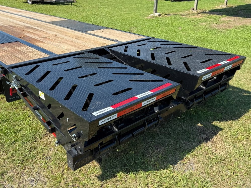 40' FHZ Gooseneck Deckover (2) 12K Axles Mega Ramps 25.9 GVWR - Dual Wheel Deckover - DO 12K MR - TrailerSwap