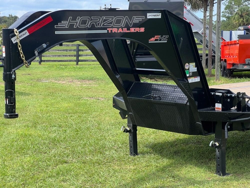 40' FHZ Gooseneck Deckover (2) 12K Axles Straight Deck 25.9 GVWR - Dual Wheel Deckover - DO 12K SD - TrailerSwap