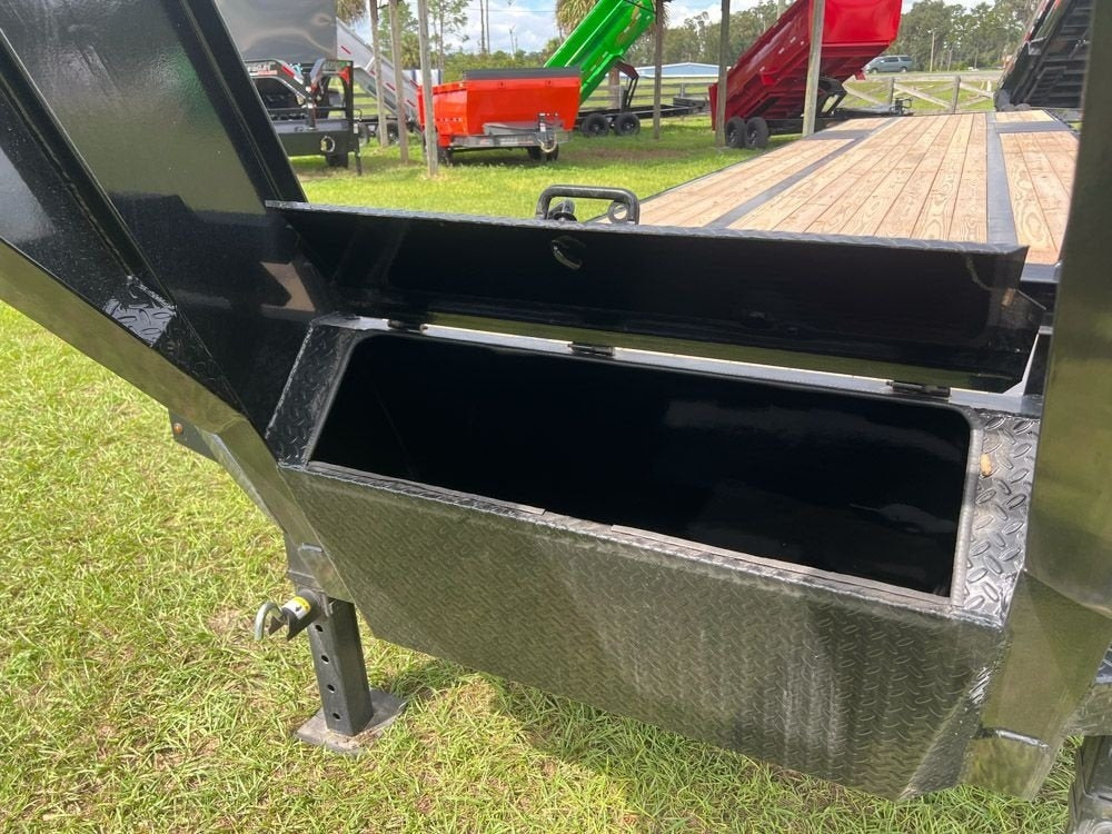 40' FHZ Gooseneck Deckover (2) 12K Axles Straight Deck 25.9 GVWR - Dual Wheel Deckover - DO 12K SD - TrailerSwap