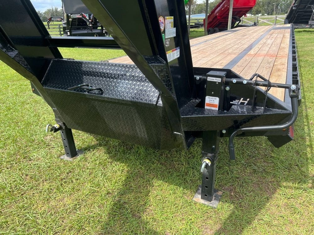 40' FHZ Gooseneck Deckover (2) 12K Axles Straight Deck 25.9 GVWR - Dual Wheel Deckover - DO 12K SD - TrailerSwap