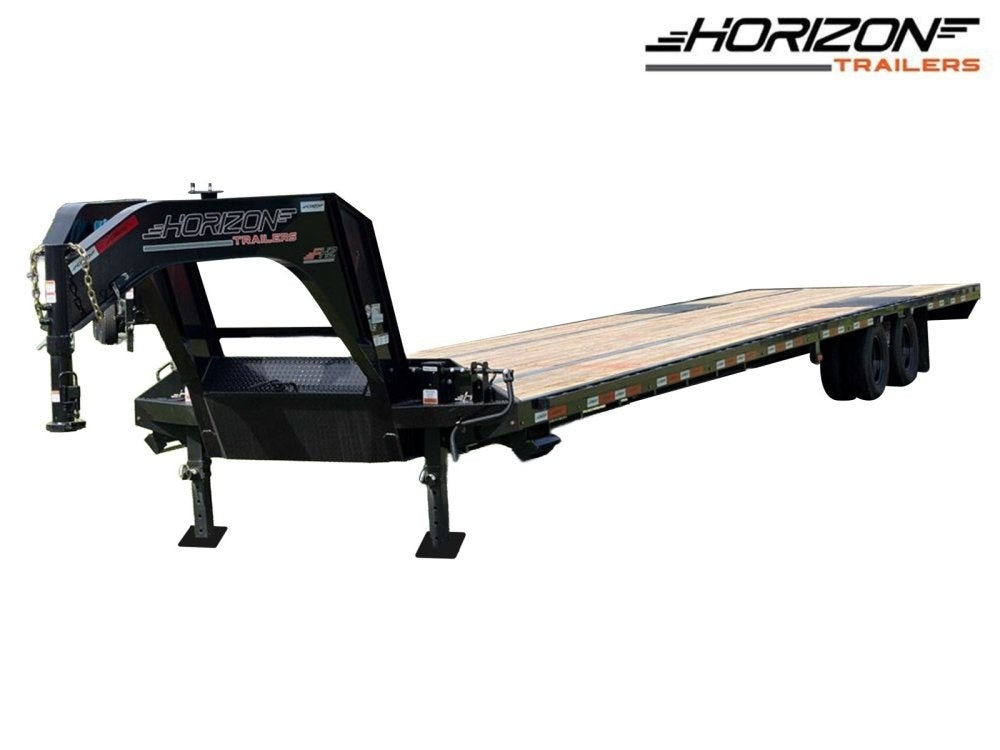 40' FHZ Gooseneck Deckover (2) 12K Axles Straight Deck 25.9 GVWR - Dual Wheel Deckover/DO 12K SD - Stryker Dealership Group